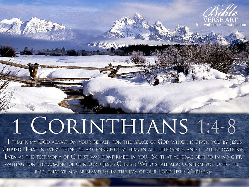 4 Winter with Scripture, winter scriptures HD wallpaper