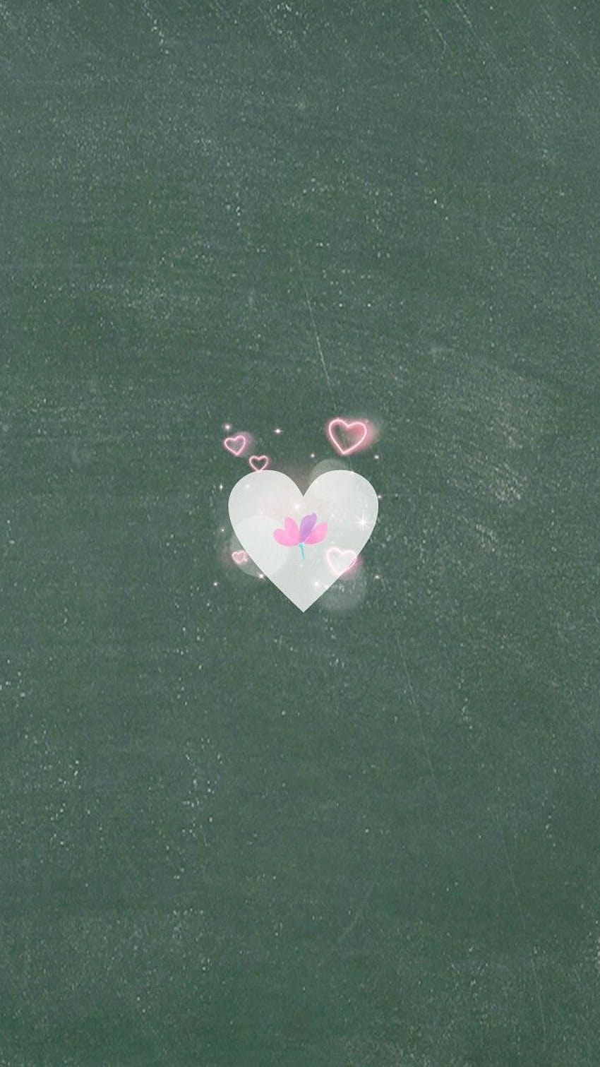❤, aesthetic army green HD phone wallpaper