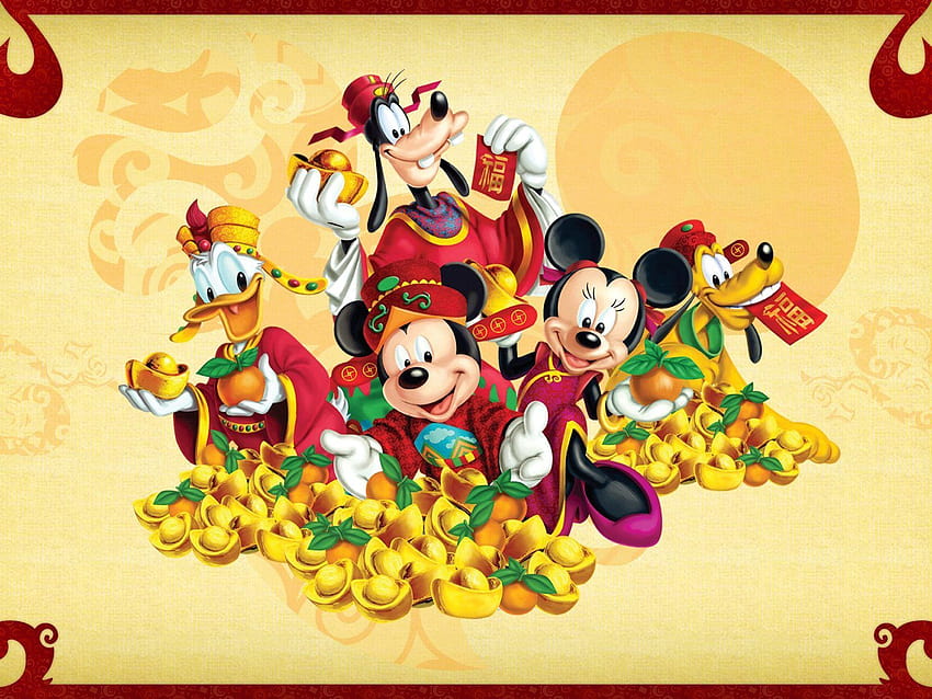 Mickey Mouse Chinese New Year ...itl.cat, chinese new year cartoon HD wallpaper