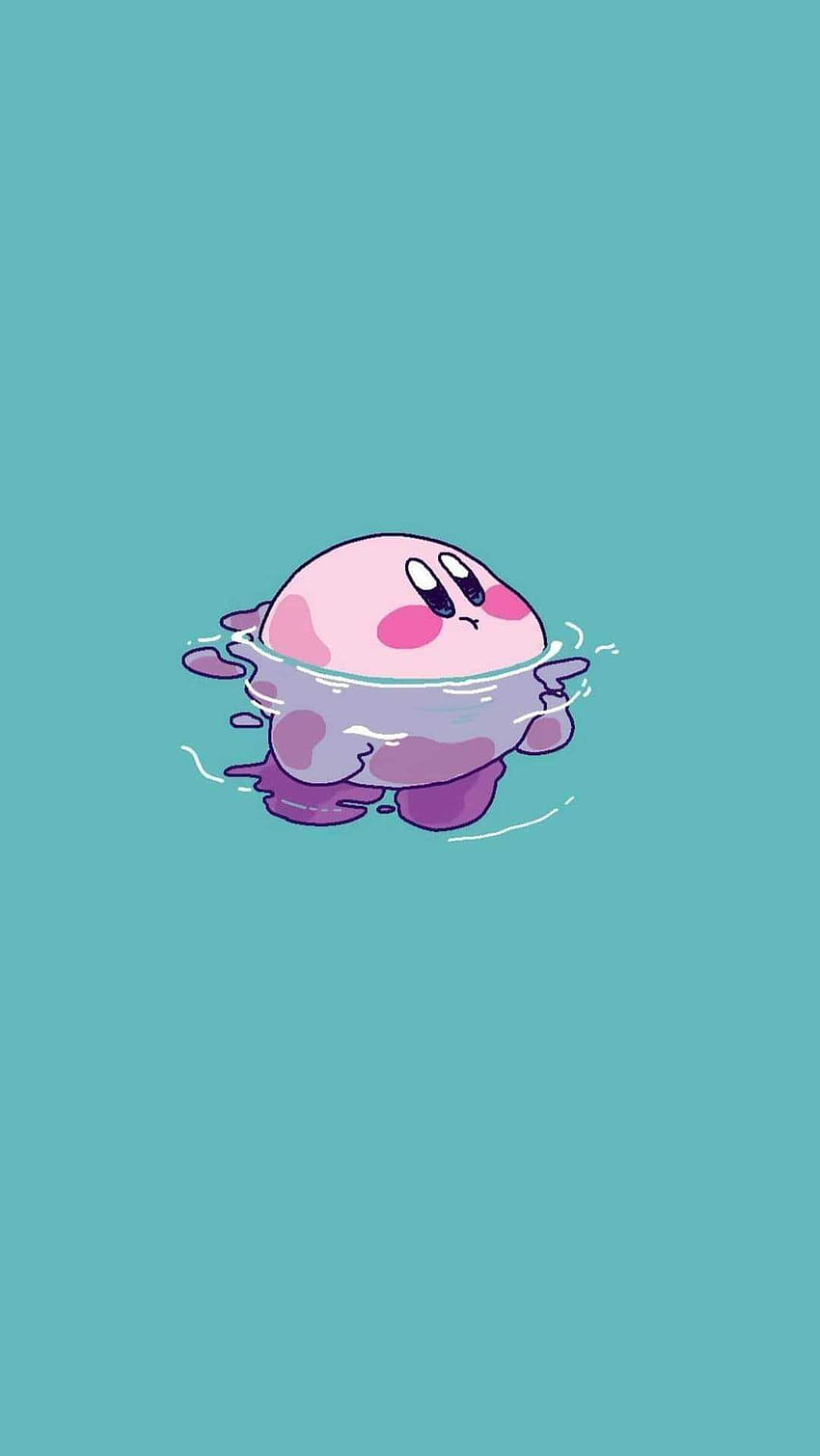 Kirby, water, HD phone wallpaper | Peakpx