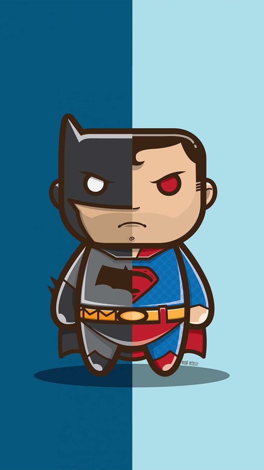 Batman v superman, face, superman face HD phone wallpaper