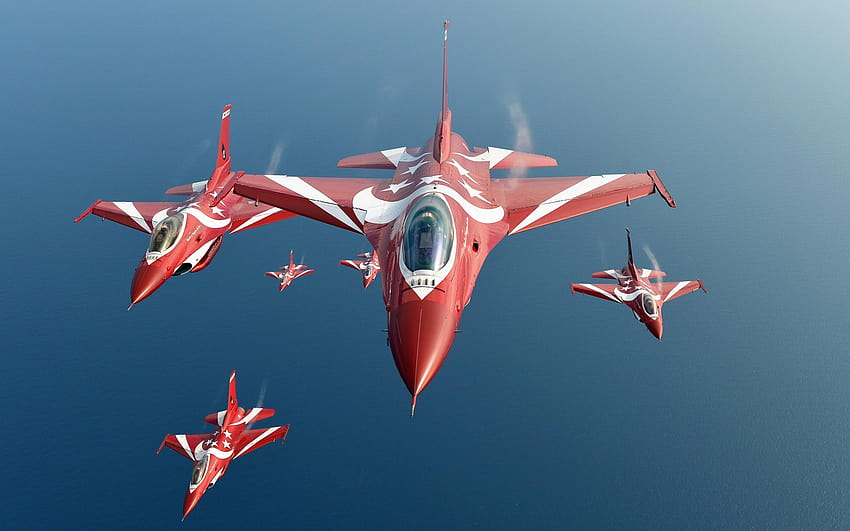 一般的なダイナミクス F16 ファイティング ファルコン ジェット戦闘機、f 16 高画質の壁紙