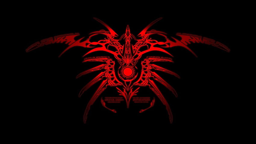 червен дракон archfiend HD тапет