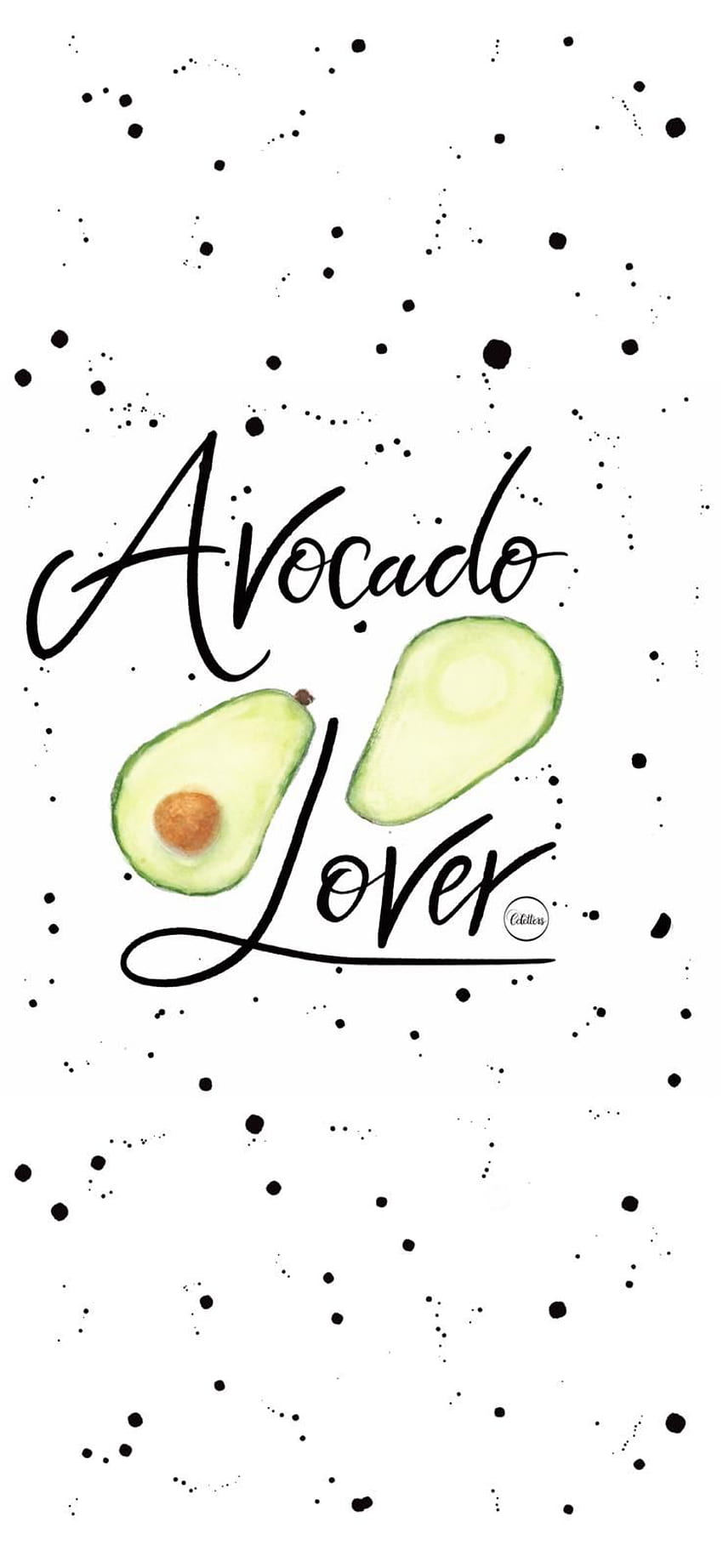 Cute Avocado, avocado phone HD phone wallpaper
