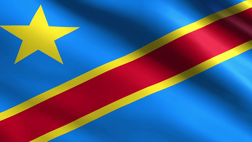1 コンゴ民主共和国の国旗、キンシャサ 高画質の壁紙