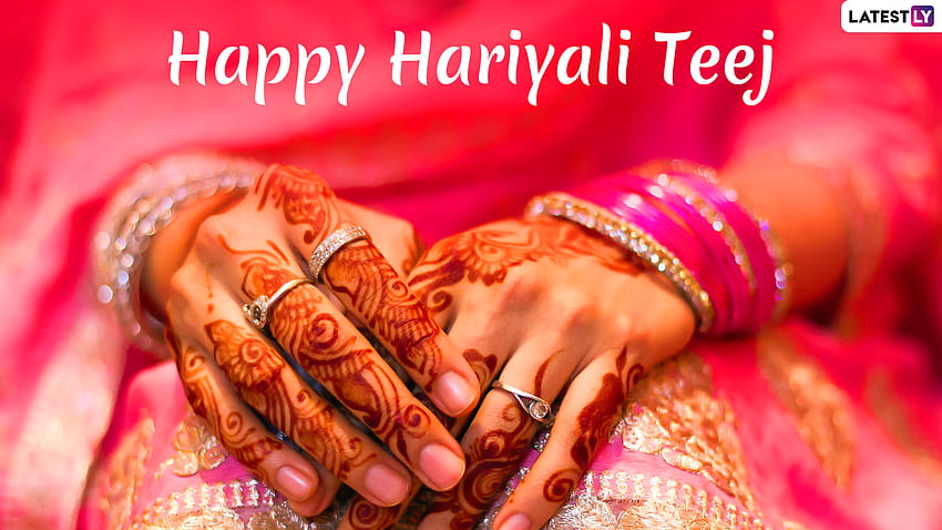 Hariyali Teej & for Online: Wish Happy Hariyali Teej 2019 With Beautiful GIF Greetings & WhatsApp Sticker Messages, happy teej HD wallpaper