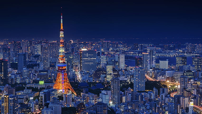 Tokyo Tower Japan [3840x2160] na telefon komórkowy i tablet, letnie Tokio Tapeta HD