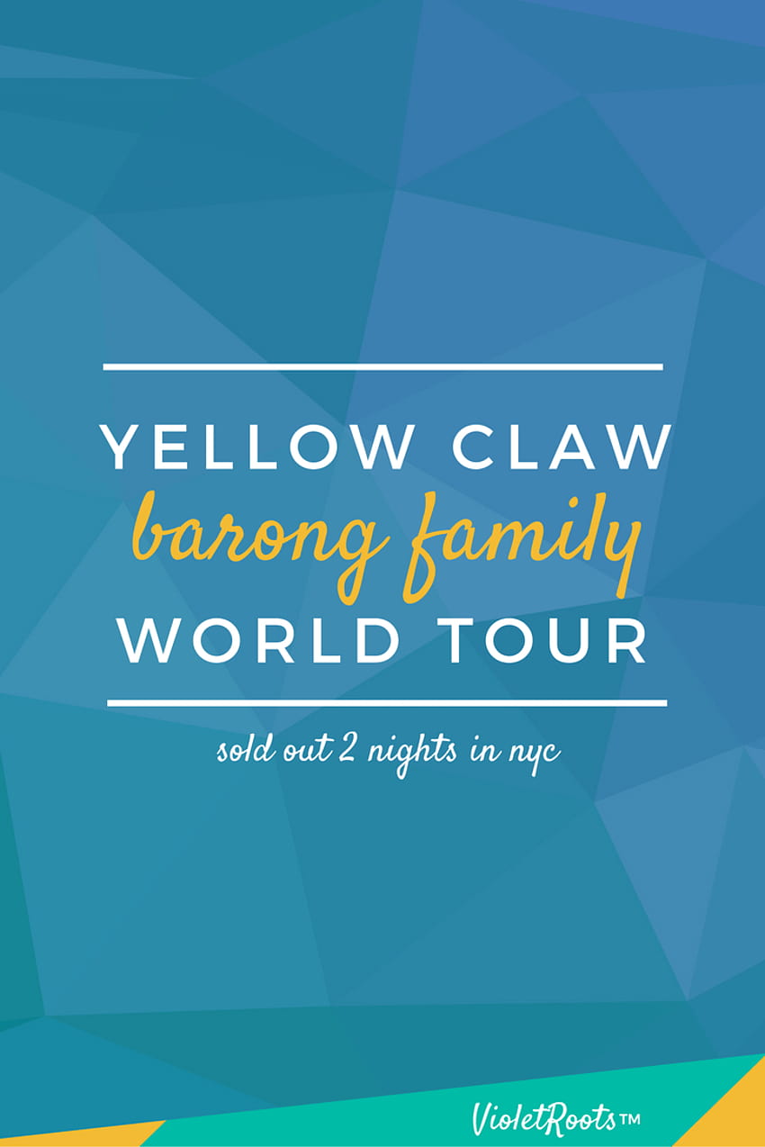 Yellow Claw Barong Family Tour Mundial, família Papel de parede de celular HD