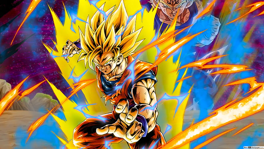 Super Saiyajin 2 Goku aus Dragon Ball Z [Dragon Ball Legends Arts] für Dragon Ball Z-Legenden HD-Hintergrundbild