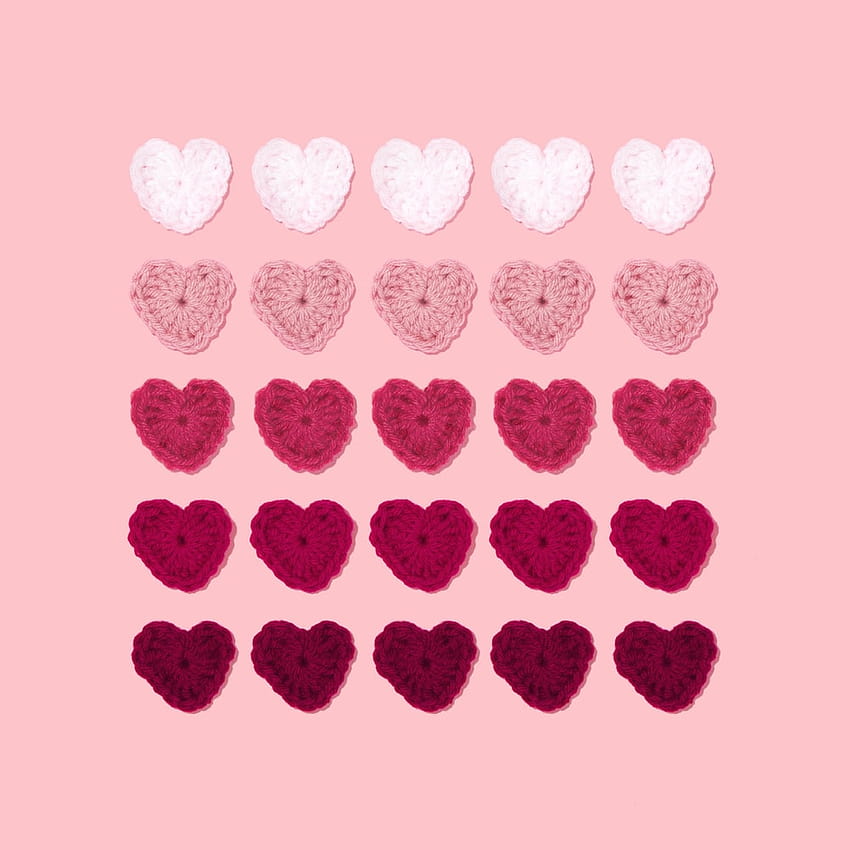 Pink heart aesthetic HD phone wallpaper | Pxfuel