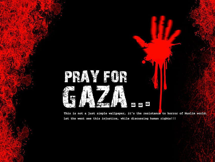 BETET FÜR GAZA – Rettet Palästina HD-Hintergrundbild
