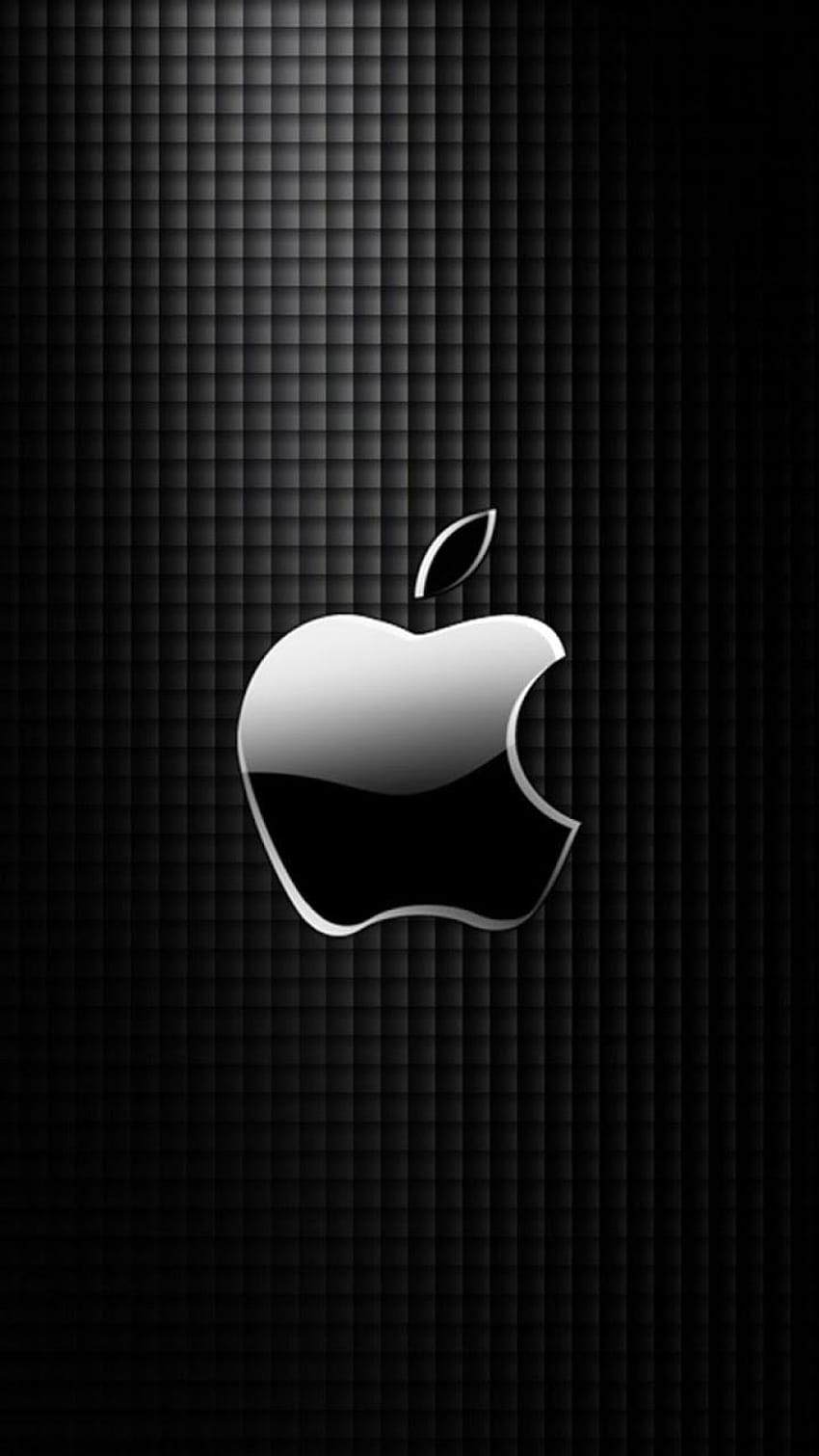 Android Best : Sleek Apple Logo with Black Grid, apple logo android HD phone wallpaper