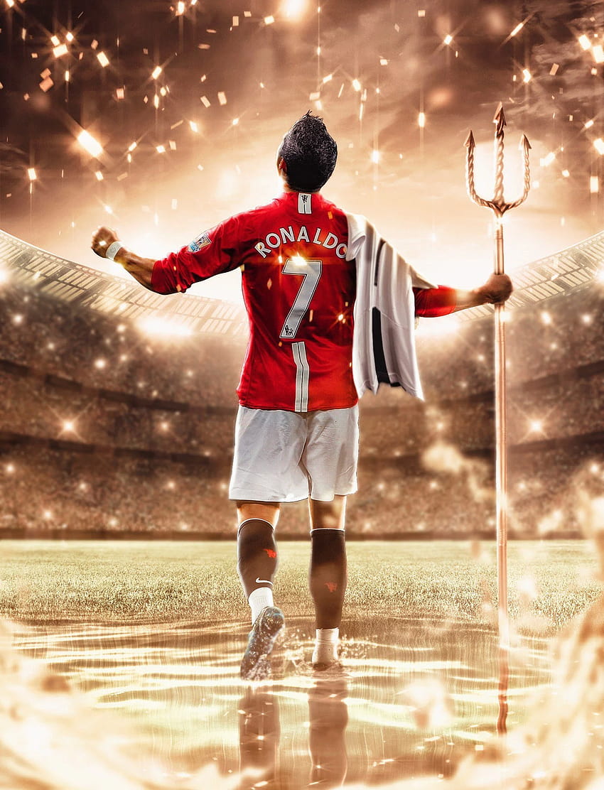 Cristiano Ronaldo Manchester United 2021 Sfondo del telefono HD