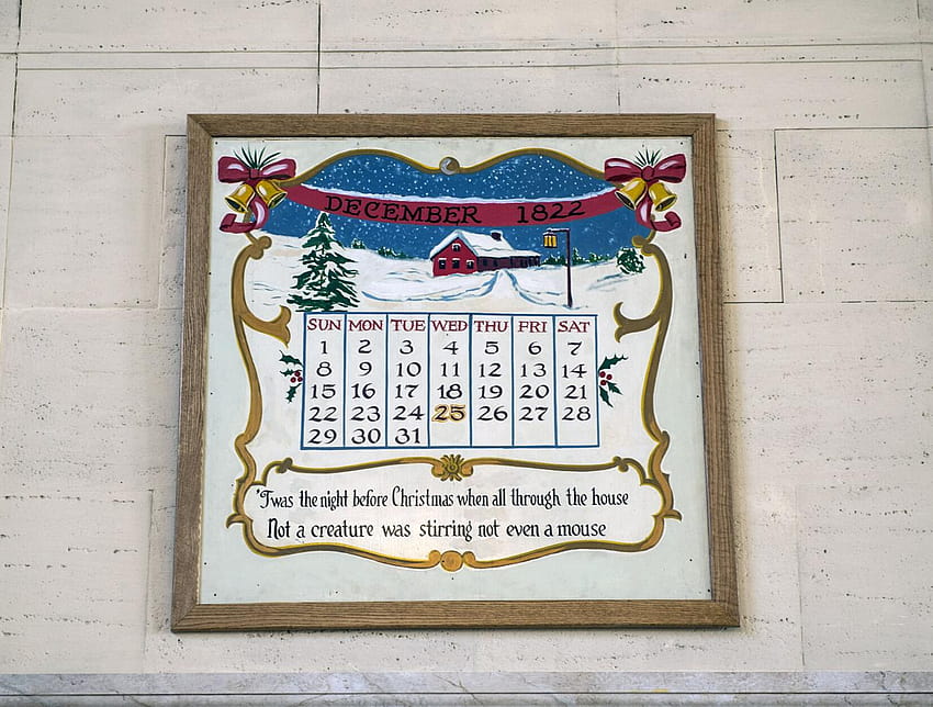 Christmas illustrations return to Lancaster's Amtrak train station