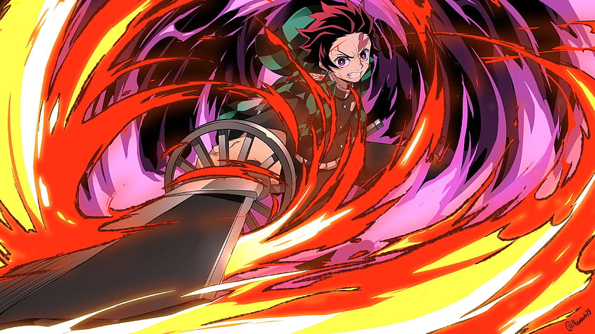 Demon Slayer Fire, tanjiro sun breathing HD wallpaper | Pxfuel