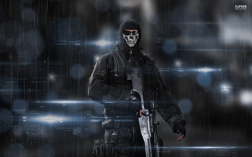 Modern Warfare 2, le fantôme de Simon Fond d'écran HD