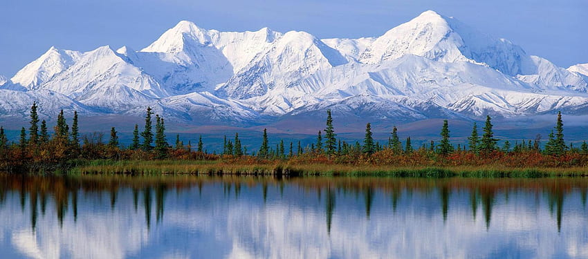 Health Specialists, Inc., величествени отражения в Аляска HD тапет