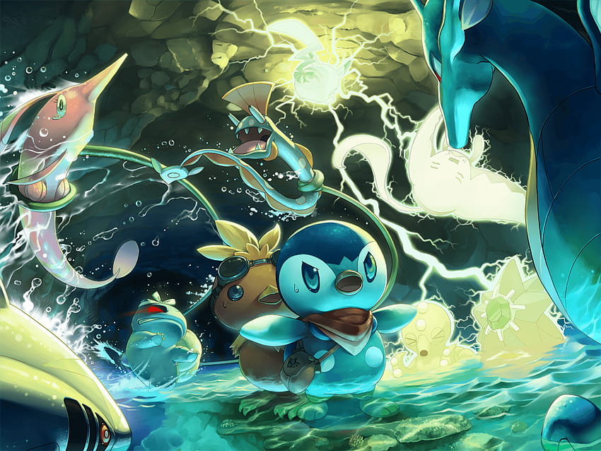 Pokémon Mystery Dungeon: Explorers of Sky Full i piplup Tapeta HD