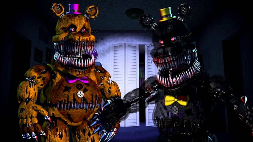 Free download FNAF Nightmare Fredbear wallpaper by SirFreddyFazbear  [1024x576] for your Desktop, Mobile & Tablet