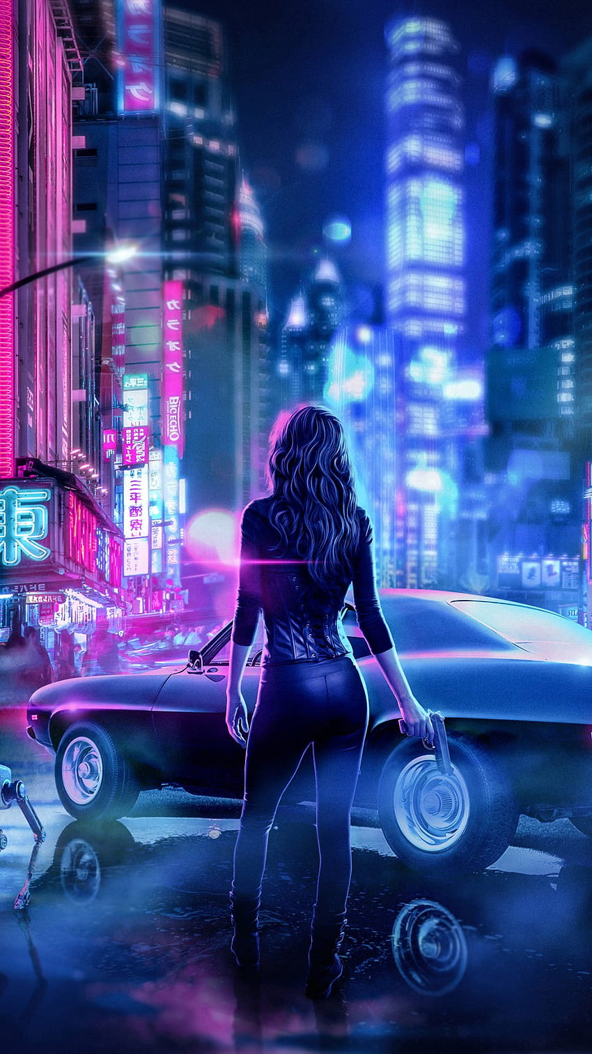 Cyber Punk, cyberpunk, game, HD phone wallpaper