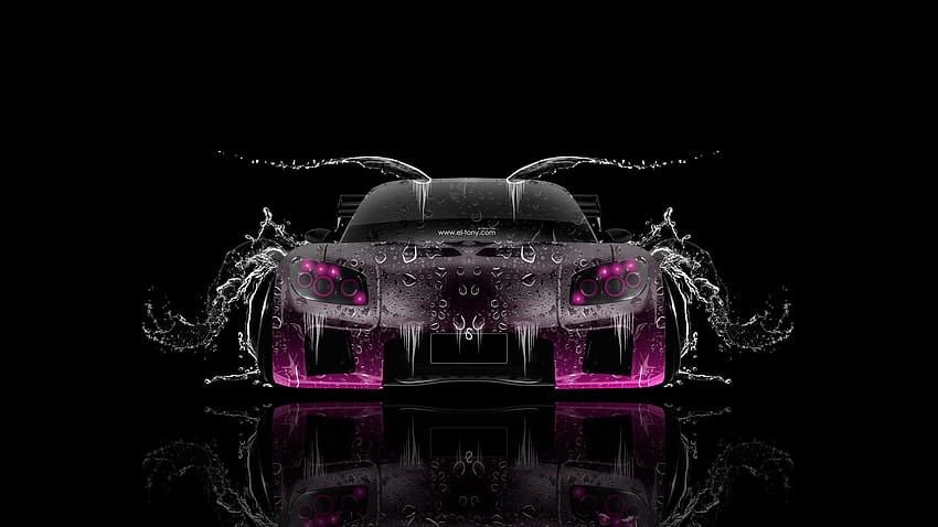 Mazda Rx7 Veilside Jdm Front Water Car 2014 Violet Neon [1920x1080] for your , Mobile & Tablet, veilside mazda rx7 HD wallpaper