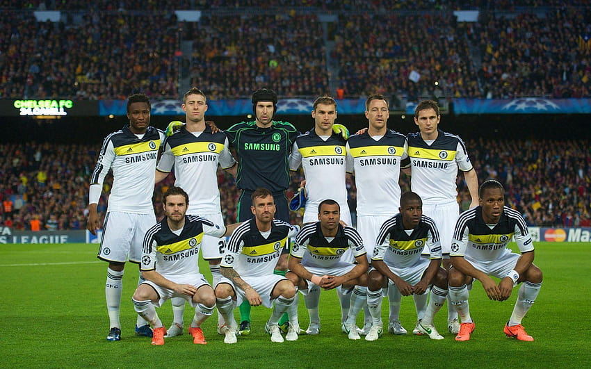 Equipe e esquadrão do Chelsea FC, esquadrão da equipe do Chelsea FC papel de parede HD