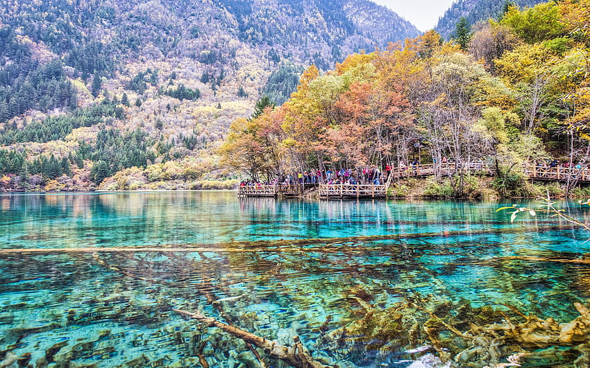 2k Free Download Elevation Of Jiuzhai Valley National Park