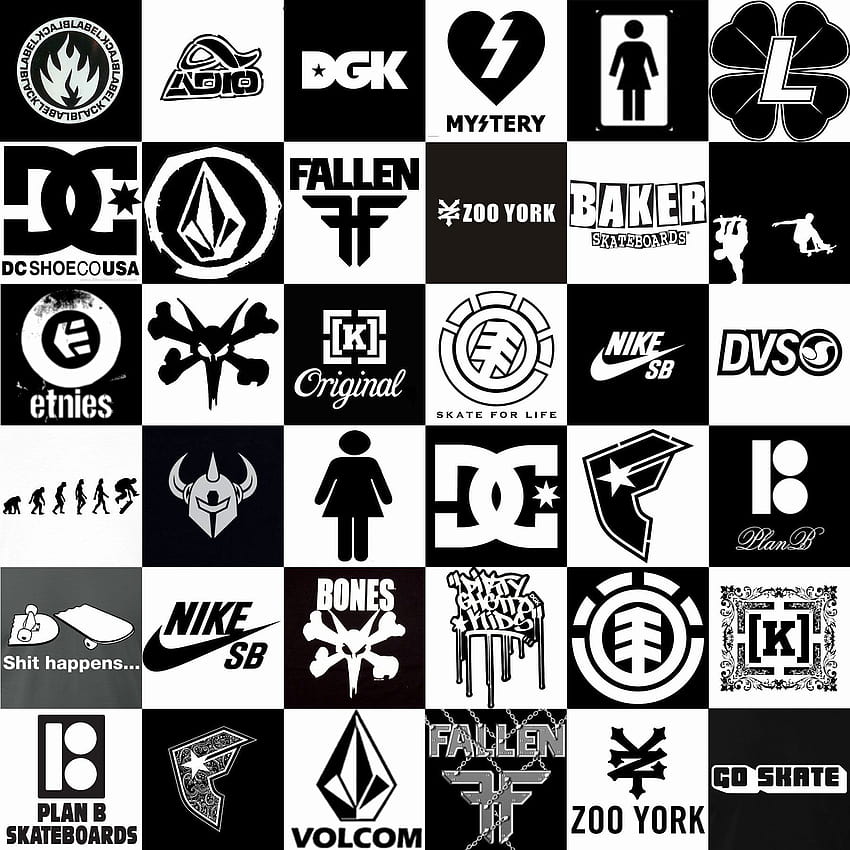 Skateboarding Logo Best Of Full Logos Skate Dc Cave This Year, skate stickers HD phone wallpaper
