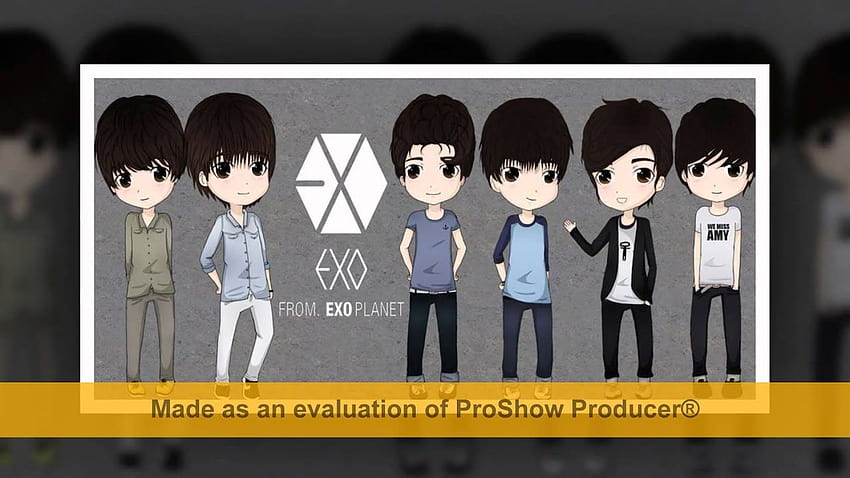 Fanmade] EXO, exo cartoon mama HD wallpaper