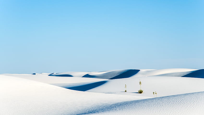 Desierto del Monumento Nacional White Sands, duna del desierto blanco fondo de pantalla