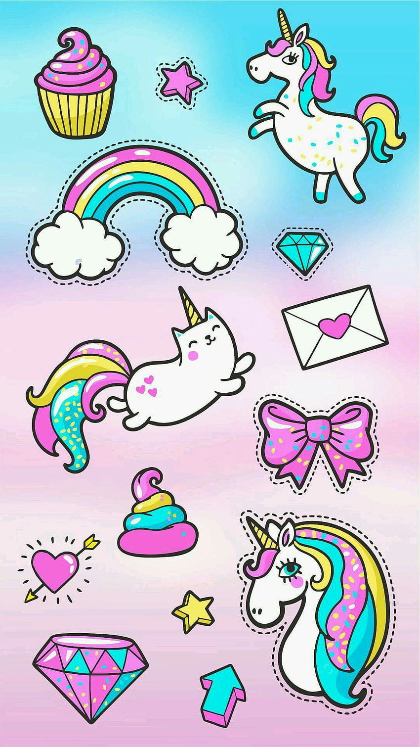 Unicorn Rainbow Emoji list, unicorn emoji HD phone wallpaper | Pxfuel