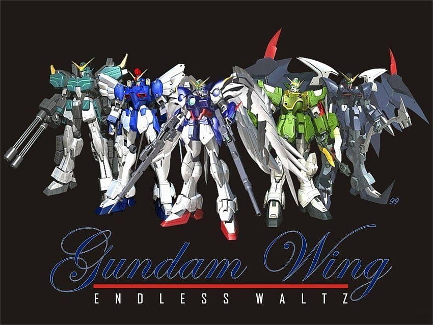 10 Gundam Wing Endless Waltz COMPLETO para, asas de gundam valsa infinita papel de parede HD