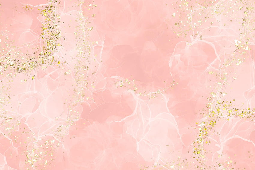 gold and pink glitter HD wallpaper