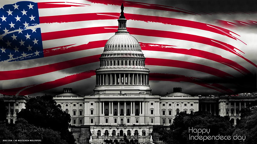 happy independence day 4th july holiday us flag white house holiday, the white house HD wallpaper