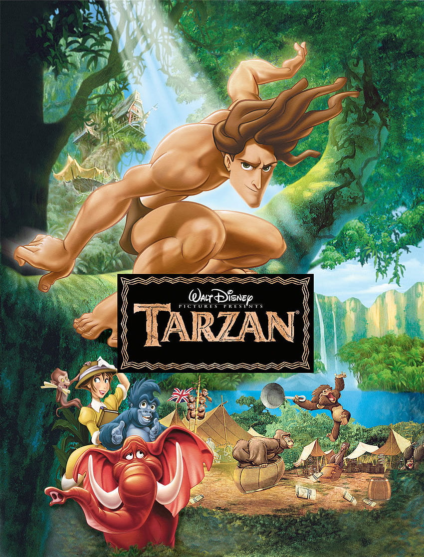 Най-гледан Тарзан, Дисни Тарзан HD тапет за телефон