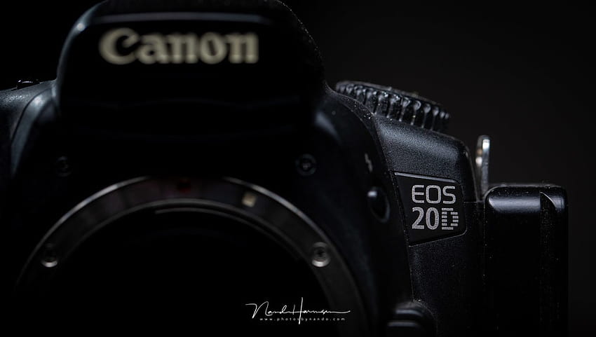 Relembrando a Canon EOS 20D e como ela se compara às câmeras modernas atuais?, canon logo papel de parede HD
