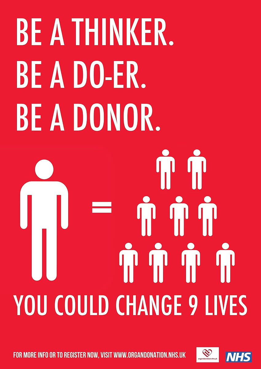 Citazioni su donatore, donazione di organi Sfondo del telefono HD
