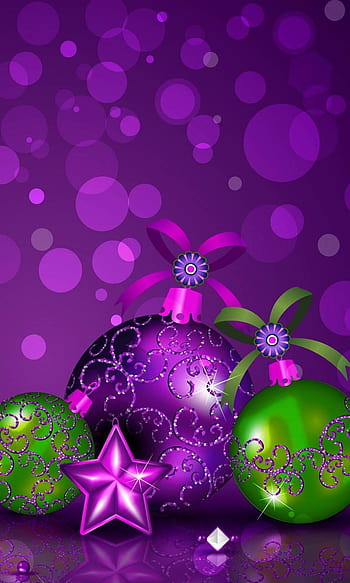 Iphone purple christmas HD wallpapers | Pxfuel