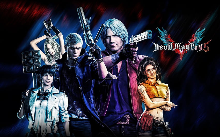 Von Devil May Cry 5 dürfen Dante, Lady, Nero, Nico HD-Hintergrundbild