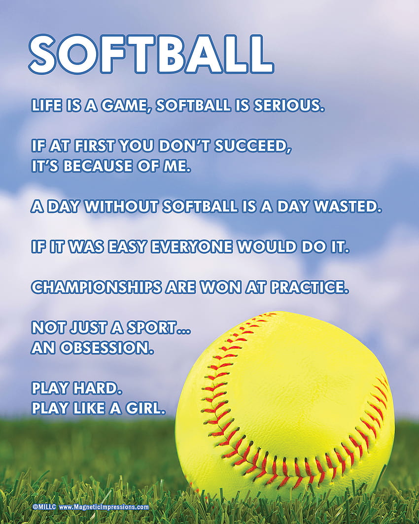 Cute Softball Wallpapers  Wallpaper Cave