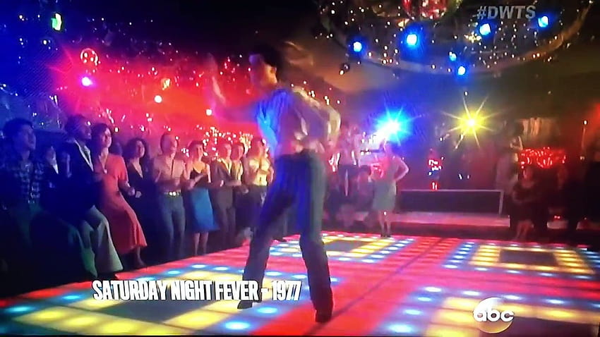 Nick Carter et Sharna Burgess Famous Dances Night Samba Semaine 6, la fièvre du samedi soir, vous devriez danser Fond d'écran HD