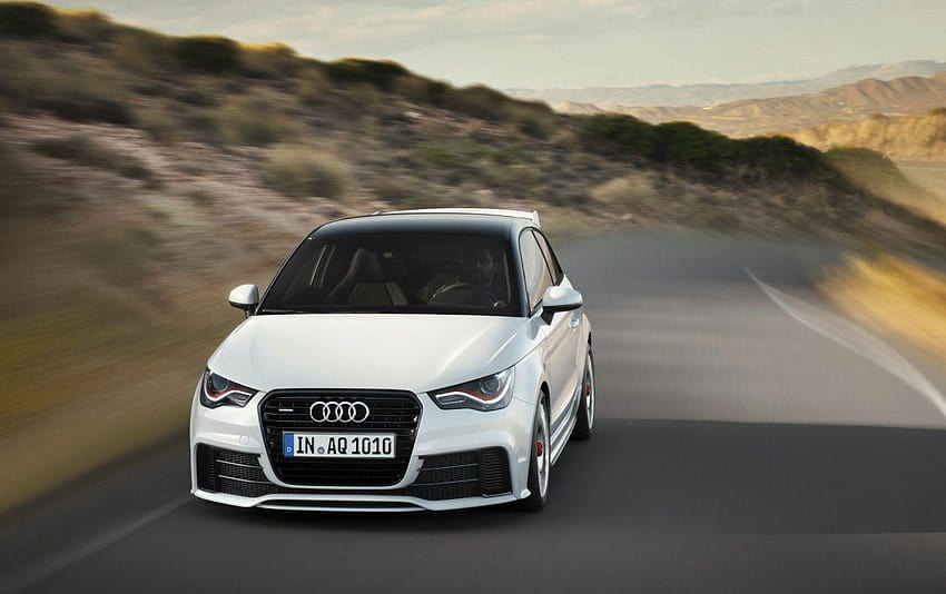 2012 Audi A1 Quattro Frontgeschwindigkeit HD-Hintergrundbild