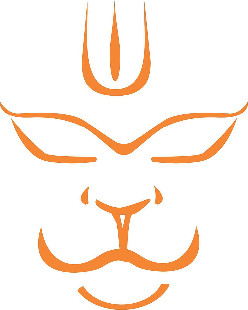 IDesign Hanuman Face Windows Car Sticker in 2019, hanuman logo HD ...