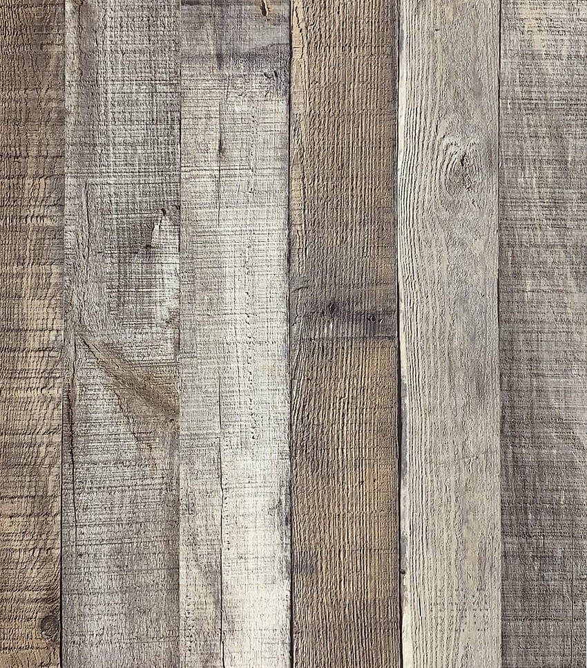 Distressed Wood Peel and Stick 17.71” x 118” Self Adhesive Wood Reclaimed Vintage Faux Plank Look Wood Film Shiplap Cabinet Vinyl Removable Decorative Home : Everything Else, wood plank HD phone wallpaper