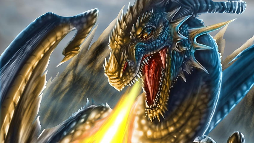 Dragon Head, dragon scales HD wallpaper