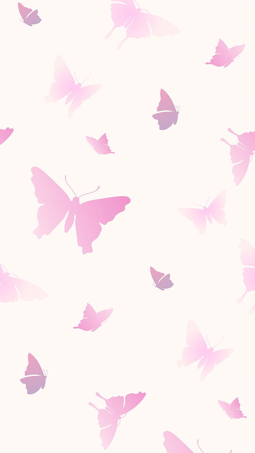 Butterfly , pink beautiful, butterfly pattern HD phone wallpaper