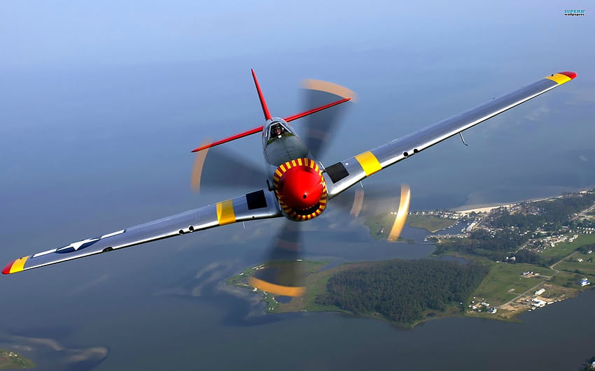 P51 mustang, red tails film HD wallpaper