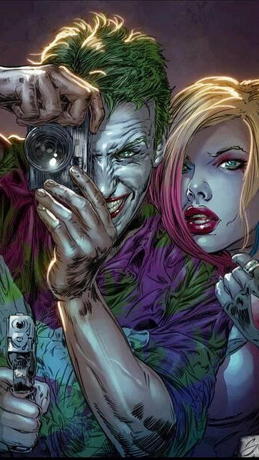 Love Mad Love Harley Quinn And Joker, harley quinn kitting joker HD тапет за телефон