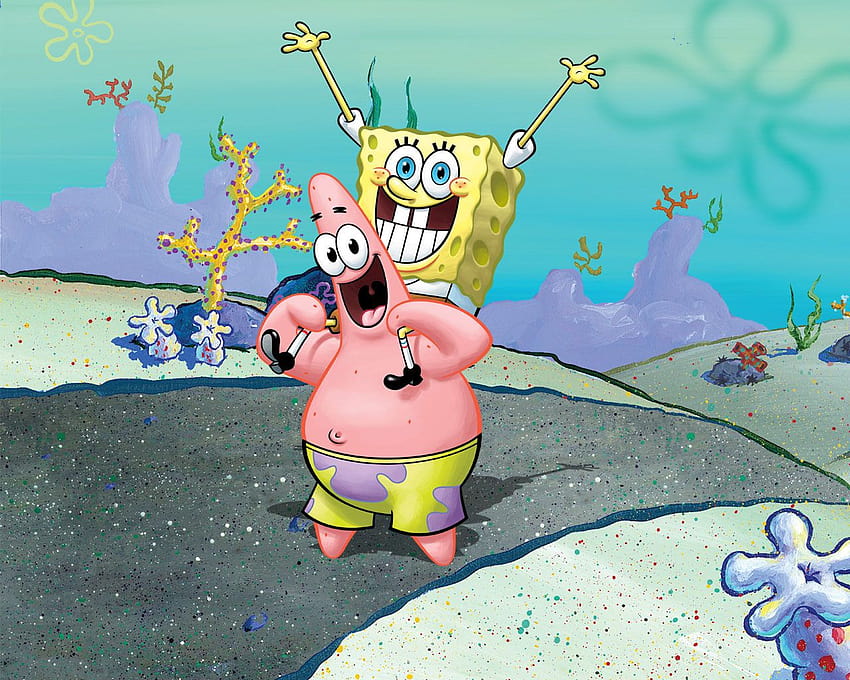 Spongebob Patrick Spongebob Squarepants, patrick di Spongebob Sfondo HD