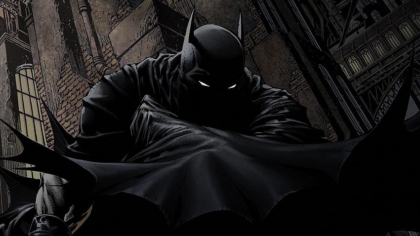 Ilustração dos quadrinhos do Batman papel de parede HD